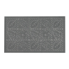 Килимок придверний Eco Fabric 45*75 см ЛИСТЯ без кромки, сірий (4575-005)