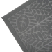 Килимок придверний Eco Fabric 45*75 см ЛИСТЯ без кромки, сірий (4575-005) - фото № 3
