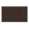Килимок придверний Eco Fabric 45*75 см ЛИСТЯ без кромки, коричневий (4575-006)
