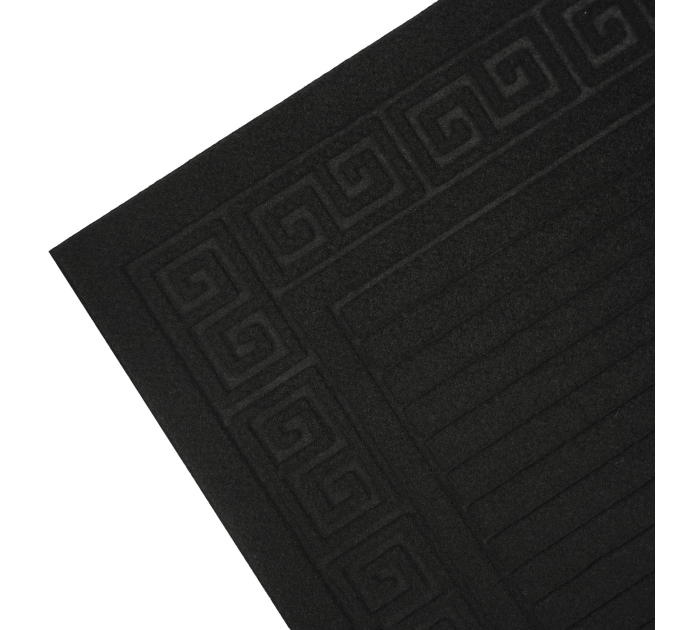 Килимок придверний Eco Fabric 45*75 см СМУЖКИ без кромки, чорний (4575-007) - фото № 3
