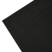 Килимок придверний Eco Fabric 45*75 см СМУЖКИ без кромки, чорний (4575-007) - фото № 3