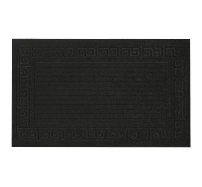 Килимок придверний Eco Fabric 45*75 см СМУЖКИ без кромки, чорний (4575-007) - фото № 9