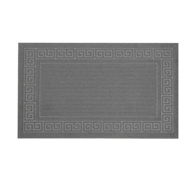 Килимок придверний Eco Fabric 45*75 см СМУЖКИ без кромки, сірий (4575-008) - фото № 1