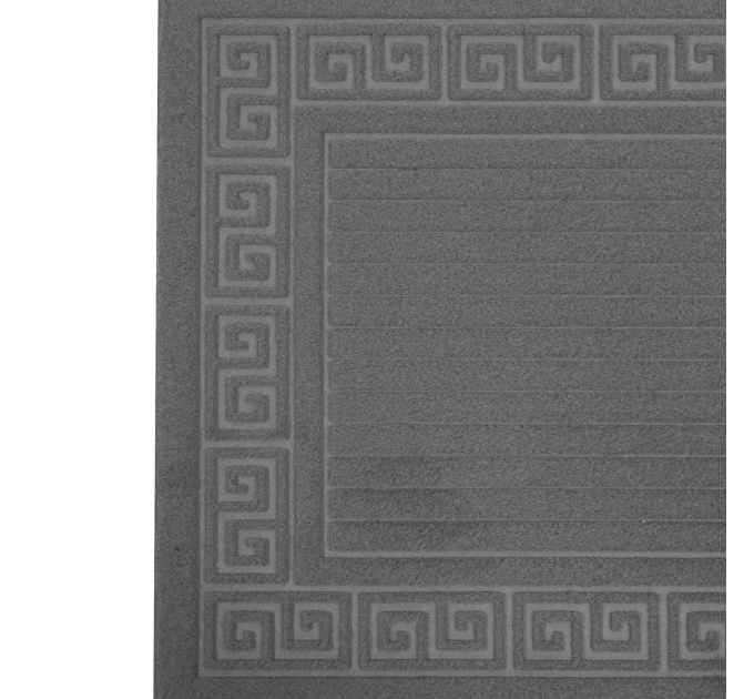 Килимок придверний Eco Fabric 45*75 см СМУЖКИ без кромки, сірий (4575-008) - фото № 4