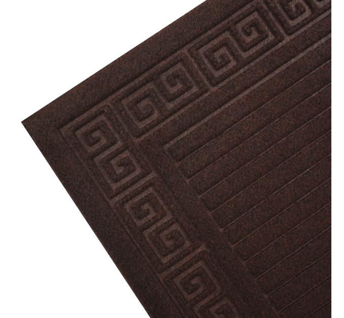 Килимок придверний Eco Fabric 45*75 см СМУЖКИ без кромки, коричневий (4575-009) - фото № 2