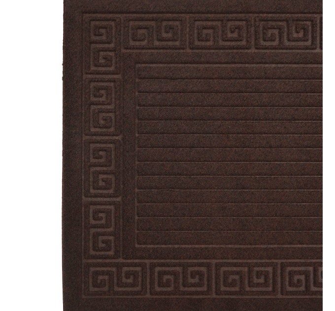 Килимок придверний Eco Fabric 45*75 см СМУЖКИ без кромки, коричневий (4575-009) - фото № 3