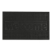 Килимок придверний Eco Fabric 45*75 см WELCOME без кромки, чорний (4575-010) - фото № 1