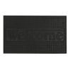 Килимок придверний Eco Fabric 45*75 см WELCOME без кромки, чорний (4575-010)