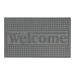 Килимок придверний Eco Fabric 45*75 см WELCOME без кромки, сірий (4575-011) - фото № 1