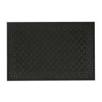 Килимок придверний Eco Fabric 60*90 см ЛУСКА без кромки, чорний (6090-001)