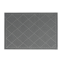 Килимок придверний Eco Fabric 60*90 см СМУЖКИ без кромки, сірий (6090-008)