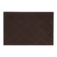 Килимок придверний Eco Fabric 60*90 см СМУЖКИ без кромки, коричневий (6090-009)