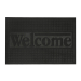 Килимок придверний Eco Fabric 60*90 см WELCOME без кромки, чорний (6090-010) - фото № 1