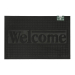 Килимок придверний Eco Fabric 60*90 см WELCOME без кромки, чорний (6090-010) - фото № 2