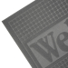 Килимок придверний Eco Fabric 60*90 см WELCOME без кромки, сірий (6090-011) - фото № 2