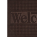 Килимок придверний Eco Fabric 60*90 см WELCOME без кромки, коричневий (6090-012) - фото № 4