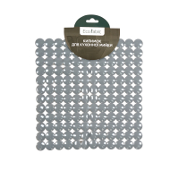 Килимок для кухонної мийки Eco Fabric 27*27 см СФЕРИ, сірий (2727-001)