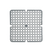 Килимок для кухонної мийки Eco Fabric 28*28 см КОЛО, сірий (2828-001) - фото № 3