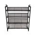 Полка для обуви Eco Fabric 4 уровня 74*30.5*83.5 см, черный (EF-7529-4) - фото № 7