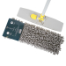 Швабра Eco Fabric из микрофибры 43см, ручка телескоп. 78-122см, серый (EF-4026-SR) - фото № 5