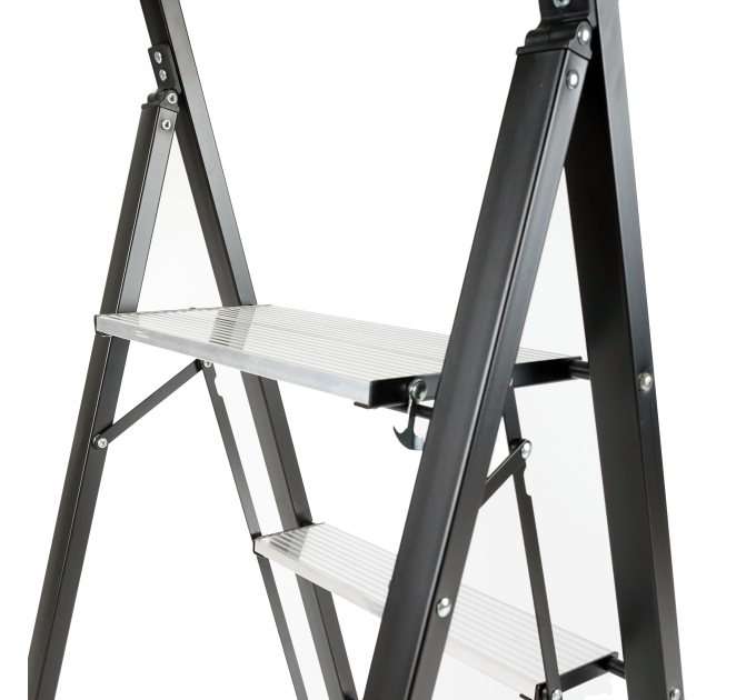Лестница Aloft комбинированная 4 ступени, черный (SLA-04) - фото № 6