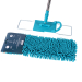 Швабра Eco Fabric з мікрофібри 1000 пальців  43см, ручка телескоп. 86-131см, бірюзовий (EF-4045-C) - фото № 4
