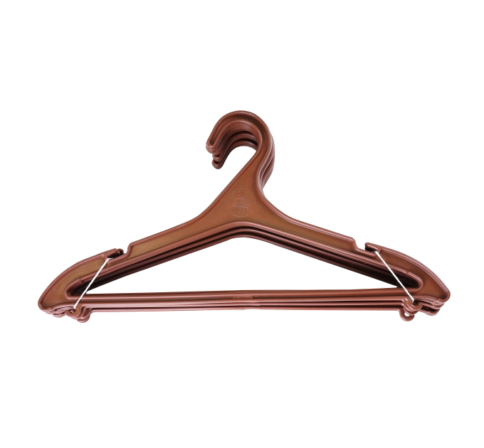 Плечики для одягу Laundry набір 5 шт, коричневий (VL-50 S2 brown) - фото № 2