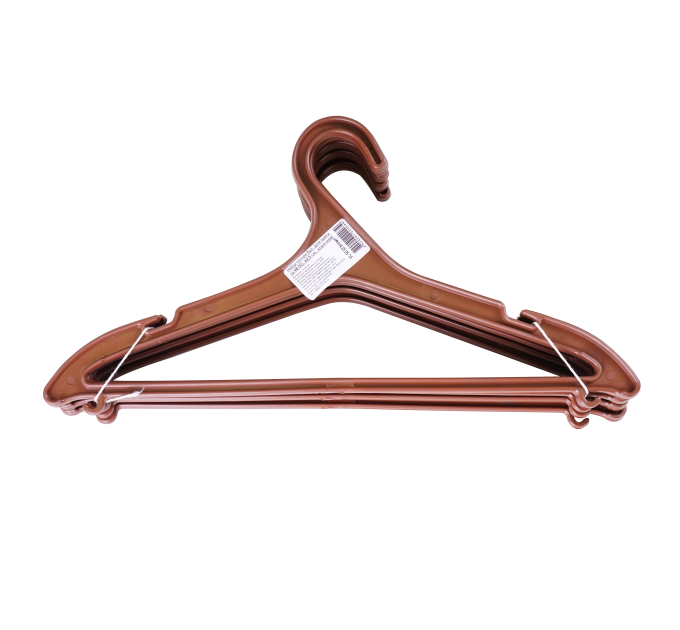 Плечики для одягу Laundry набір 5 шт, коричневий (VL-50 S2 brown) - фото № 3