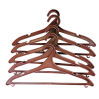 Плечики для одягу Laundry набір 5 шт, коричневий (VL-50 S2 brown)