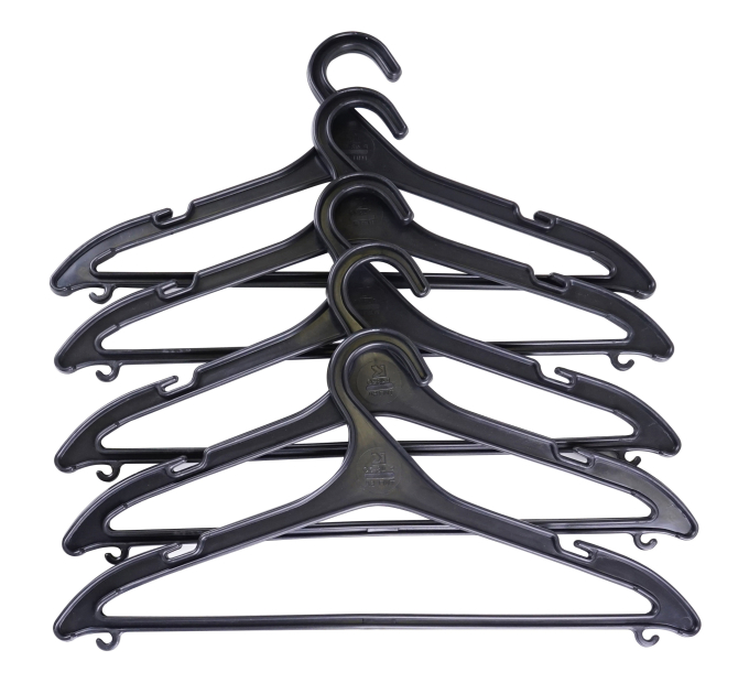 Плечики для одежды Laundry набор 5 шт, черный (VL-50 S3 black) - фото № 5