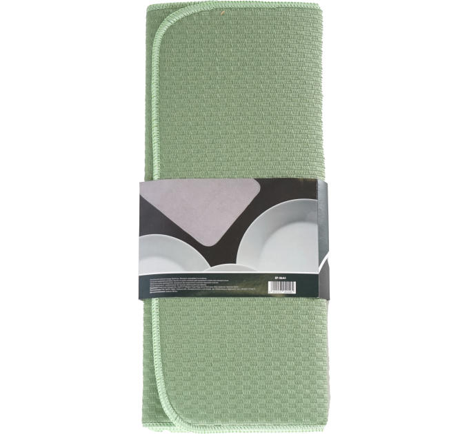 Коврик для сушки посуды Eco Fabric 36*44 см, зеленый (EF-3644-GR) - фото № 3