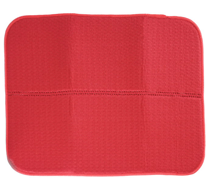 Килимок для сушіння посуду Eco Fabric 36*44 см, червоний (EF-3644-RD) - фото № 5