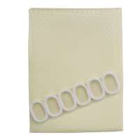 Шторка для ванної кімнати Eco Fabric ПІКА 180*180 см, бежевий (EF-1801-BG)
