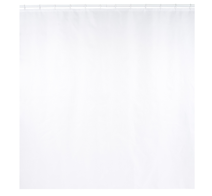 Шторка для ванної кімнати Eco Fabric ПІКА 180*180 см, білий (EF-1801-WH) - фото № 5