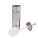 Йоржик для унітазу Eco Fabric ХВИЛЯ, нержавіюча сталь (EF-1038) - фото № 3