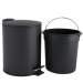 Мусорное ведро с педалью Eco Fabric 3л, матовый черный (EF-1624-3L) - фото № 2