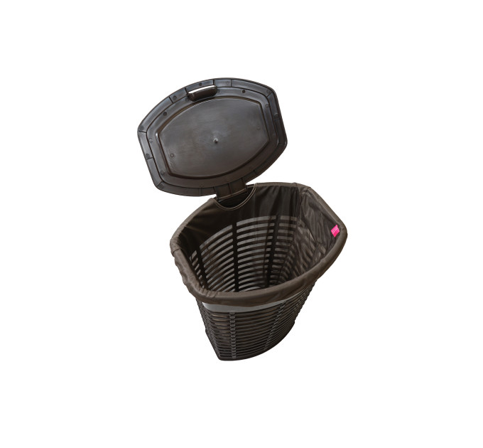Корзина для білизни Prima Nova PALM, коричнева (E44-10-10) - фото № 2