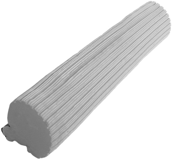 Змінна насадка губка для швабри Eco Fabric м'яка, 27см, сіра (EF-2527-SG) - фото № 1