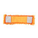 Насадка для швабри Eco Fabric з мікрофібри локшина, помаранчева (EF-1000-O) - фото № 2