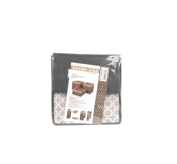Короб для зберігання речей HOME 30*30*16см, French Grey (485487-RO) - фото № 6
