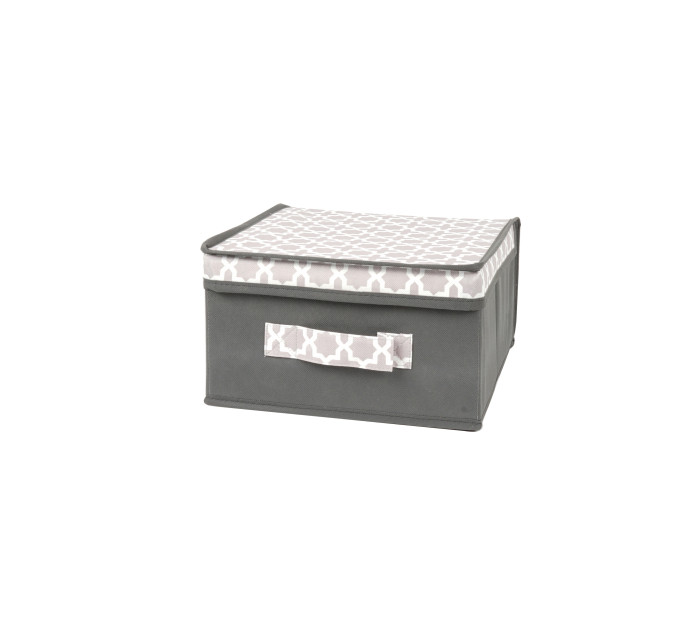 Короб для зберігання речей HOME 30*30*16см, French Grey (485487-RO) - фото № 1
