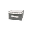 Короб для зберігання речей HOME 30*30*16см, French Grey (485487-RO)