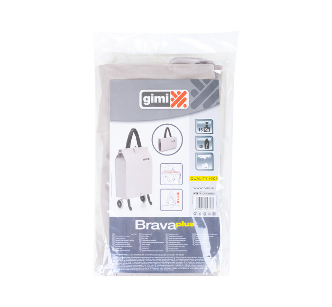 Сумка господарська на колесах 38л Gimi BRAVA PLUS, бежевий (GM23475) - фото № 11