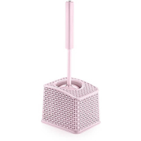 Йоржик для унітазу OZ-ER Plastik HONEYCOMB, рожевий(N011-X112)