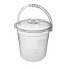 Відро господарське Asude Plastik 5л, прозорий (ASD102)