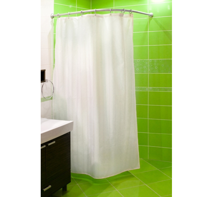 Карниз дуговий для ванної, 90x90 см Probath, білий (w6100) - фото № 3