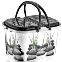 Кошик для пікніка OZ-ER Plastik GO GO 24.5 л, камені (D032-X04)