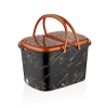Корзина для пикника OZ-ER Plastik GO GO 24.5 л, чорний мармур (D032-X129)