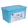 Контейнер Алеана Smart Box 27л з декором Pet Shop, бірюзовий/рожевий(124048)