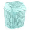 Відро для сміття OZ-ER Plastik KNIT 6.2л, бірюзовий (O005-X66)